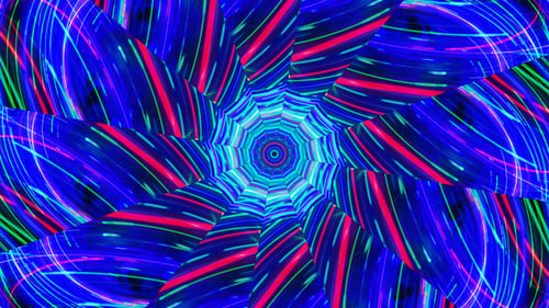 Motif lumineux kaléidoscope 5