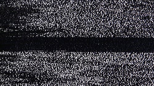 Abstract Black and White TV Static Interference