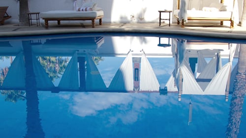 Luxury Boutique Hotel Pool Day Beds Mexico 4