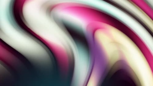 Colorful blurred streams of curving lines