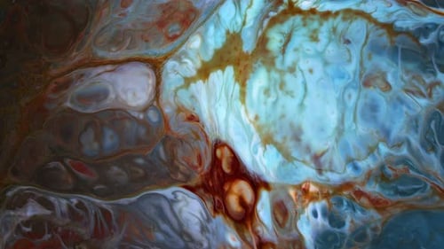 Diffusion de peinture alimentaire abstraite Art 31