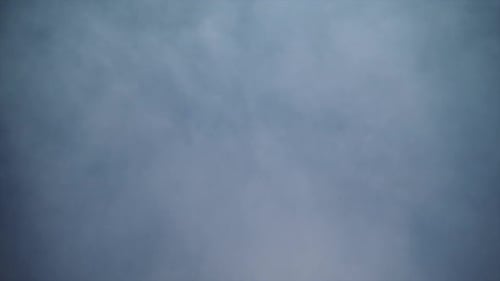 Theater stage in dense smoke