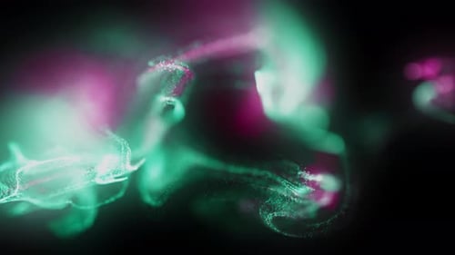 Flüssigkeitspartikel-Hintergrund 4k