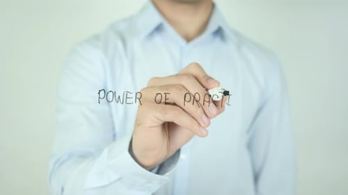 Power of Practice Written on Invisible Surface