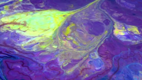 Abstract Colorful Invert Paint Bubbles Galactic Exploding Texture