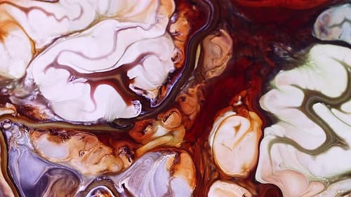 Diffusion de pintura abstracta colorida para alimentos 092