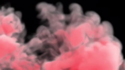 Red Smoke Moving 4K 2