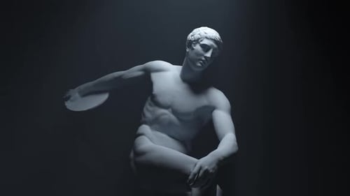Discobolus Statue
