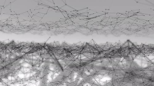 Abstract Plexus Data Network Loop Background