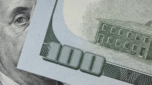 Fondo de papel moneda