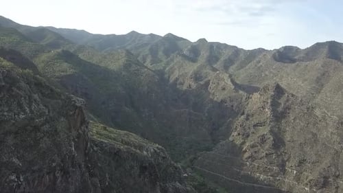 Rocky mountains on sunny day