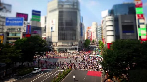 Shibuya Crossing em Tóquio, Japão