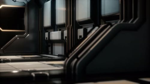 Sci-fi Tunnel or Spaceship Corridor