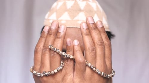 Muslim Man Praying During Ramadan, Close Up
