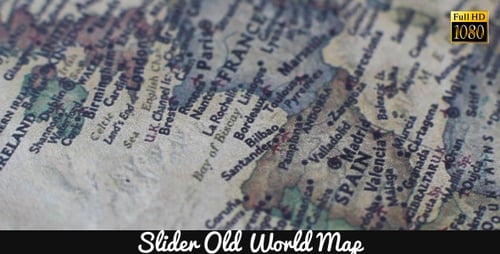 Traveling Across a Detailed Antique Map