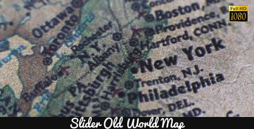 Colorful Close Up of a United States Map