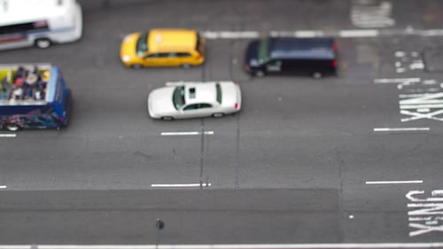 Manhattan Street Scene Traffic Nyc America 2