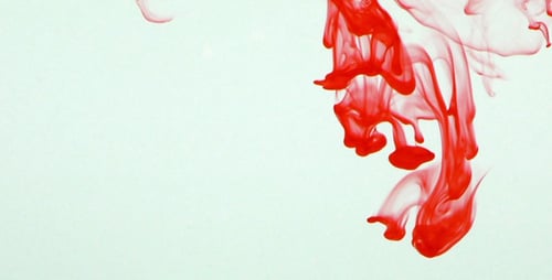 Colorful Paint Ink Drops Splash in Underwater 17