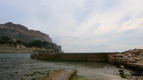 Rocky Beach and Calm Ocean Waters