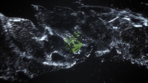 Dynamic Liquid Water Splash Logo Reveal