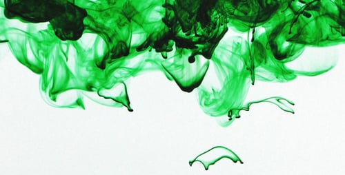 Colorful Paint Ink Drops Splash in Underwater 25