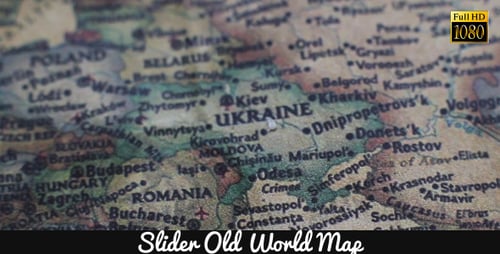 Vintage European Map Displays Countries and Major Cities