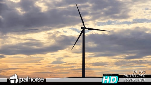 Energía renovable de turbinas eólicas