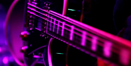 Guitarist Prepared For The Concert 1