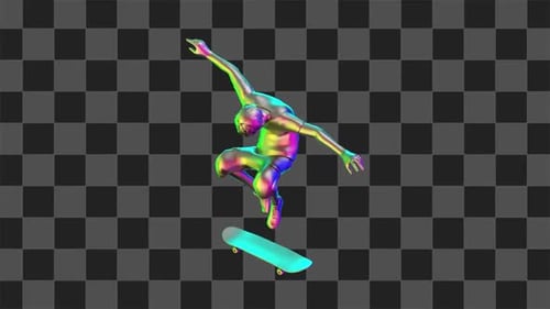 Skateboard Flip Looped