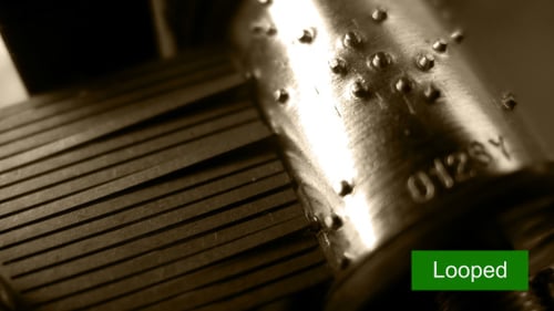 Intricate Music Box Mechanism Playing Delicate Tune