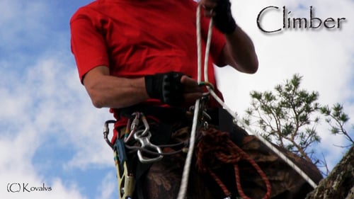 Climber On The Cliff