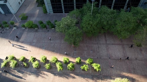 La Defense Street View, Business Disctrict, Paris France 1