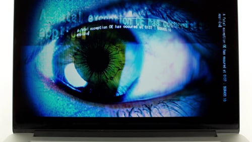 Eye Laptop Bildschirmschoner Computer