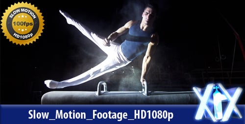 Gymnast On The Pommel Horse