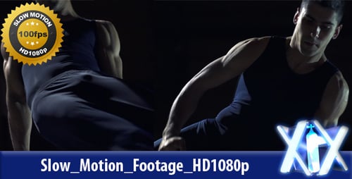 Adult Man Doing Gymnastics on Bars