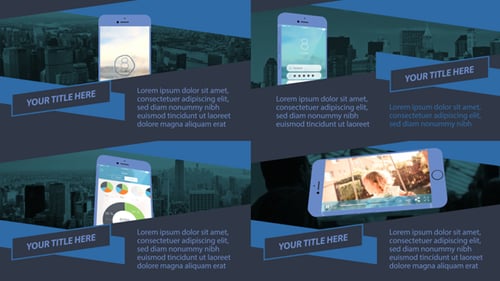 Parallax Mobile App Promo