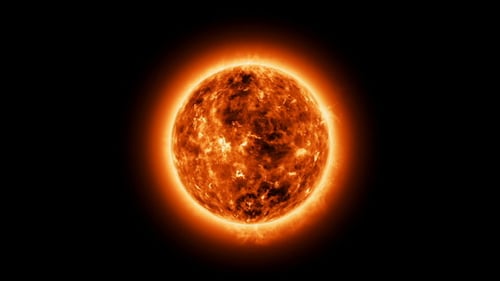 Die Sonne mit Atmosphäre Solar