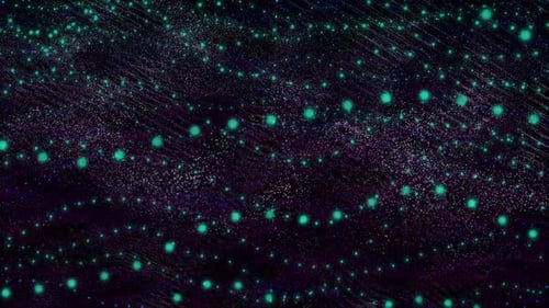 Abstract dot line particle wave background