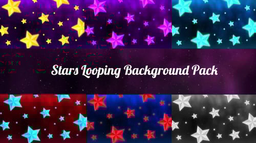 Stars Loop Background Pack