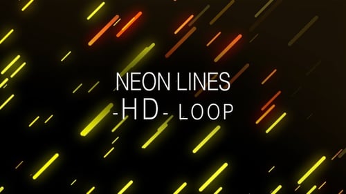 Dynamic Glowing Lines Abstract Background Loop
