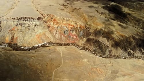 Berge aus großer Höhe erschießen