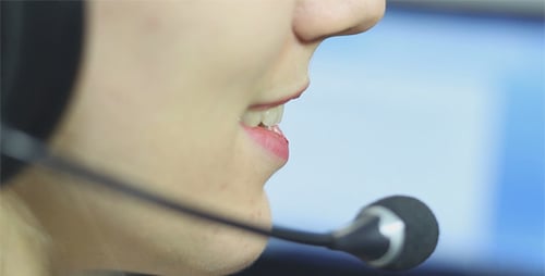 Operator Answers a Call
