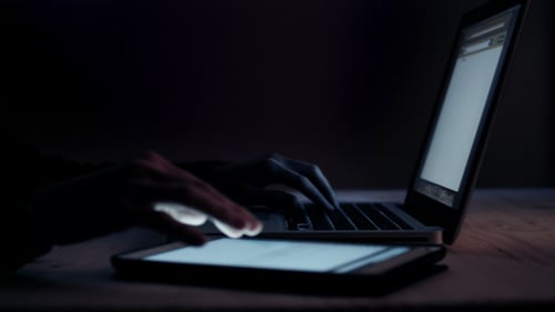 Using Laptop At Night