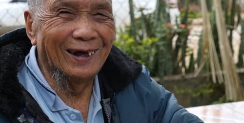 Laughing Senior Man