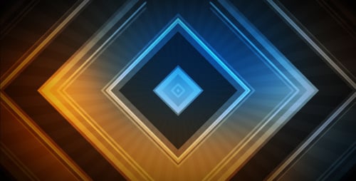 Abstract Geometric Diamond Light Rays Loop Background