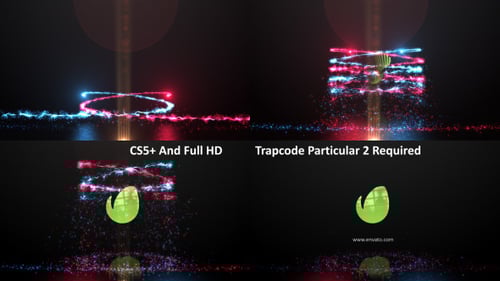 Glowing Particle Logo Reveal 6