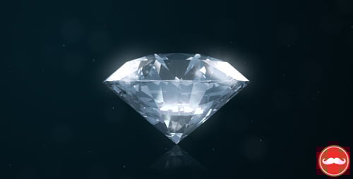 Sparkling Diamond Shatter Logo Reveal Intro