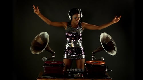 Super Stylish Female Dj Retro Gramophones 28