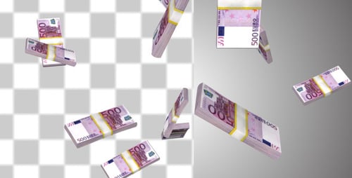 Money Stack Of Euros
