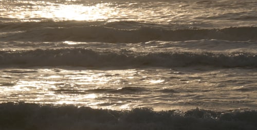 Golden Ocean Waves